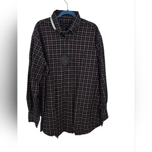 New Scott Barber Plaid Button Up Shirt XXL‎